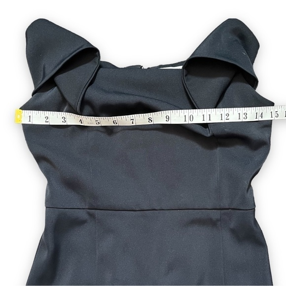 NWT Rebecca Minkoff Diana Black Off the Shoulder Mini Dress sz 0 - Picture 9 of 15